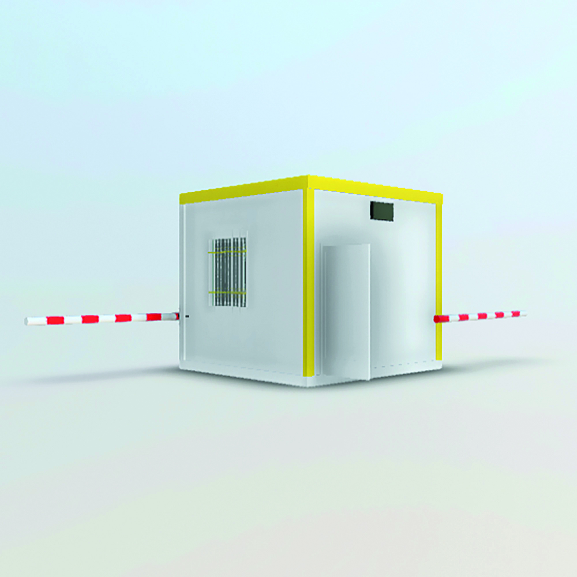Solutions Poste de garde & double barrières levantes l : 3,00 m | L : 2,45 m | H : 3,00 m